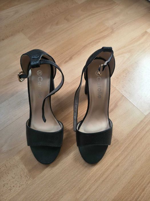 Sandale Elegante cu Toc Gros – Carolie Model 308-58A – Mărimea 35