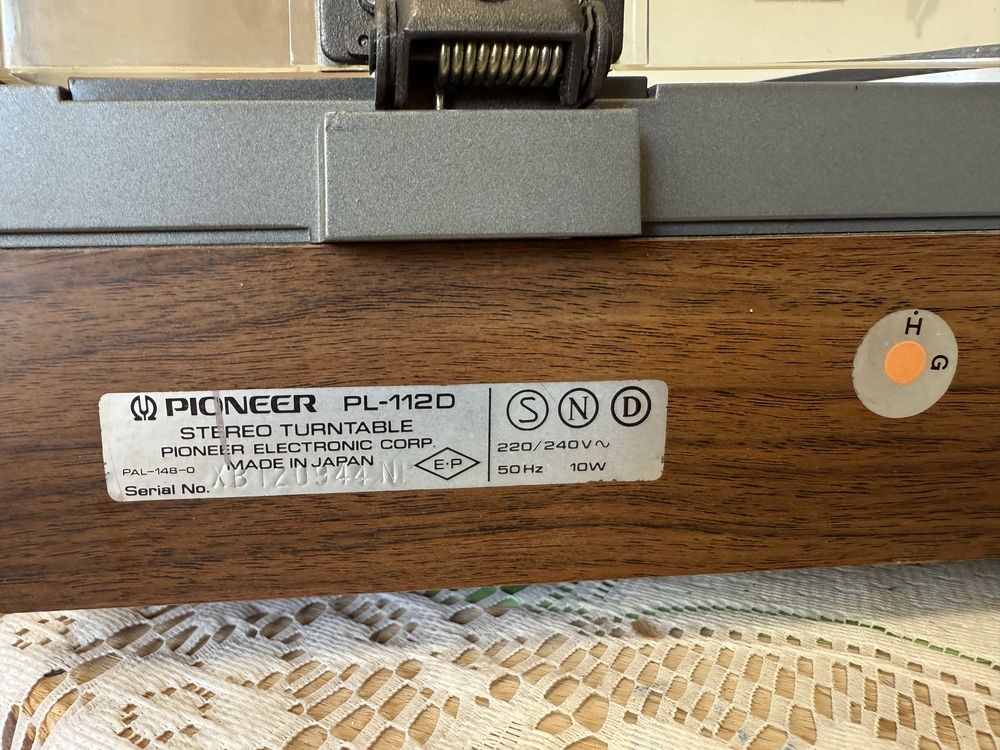 Pioneer PL-112D Качествен грамофон