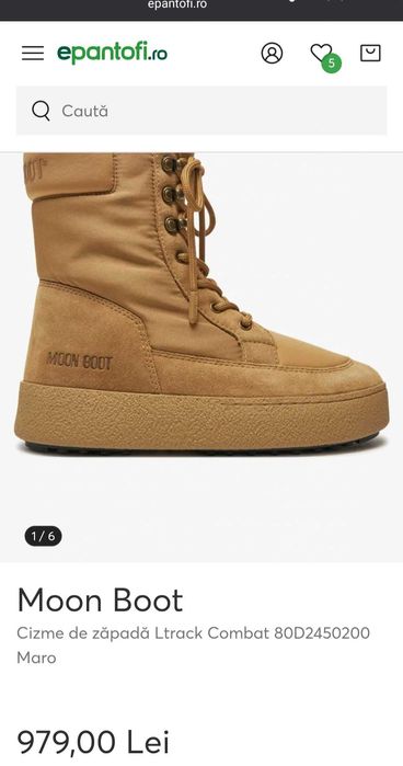 Moon Boot
Cizme de zăpadă Ltrack Combat Maro