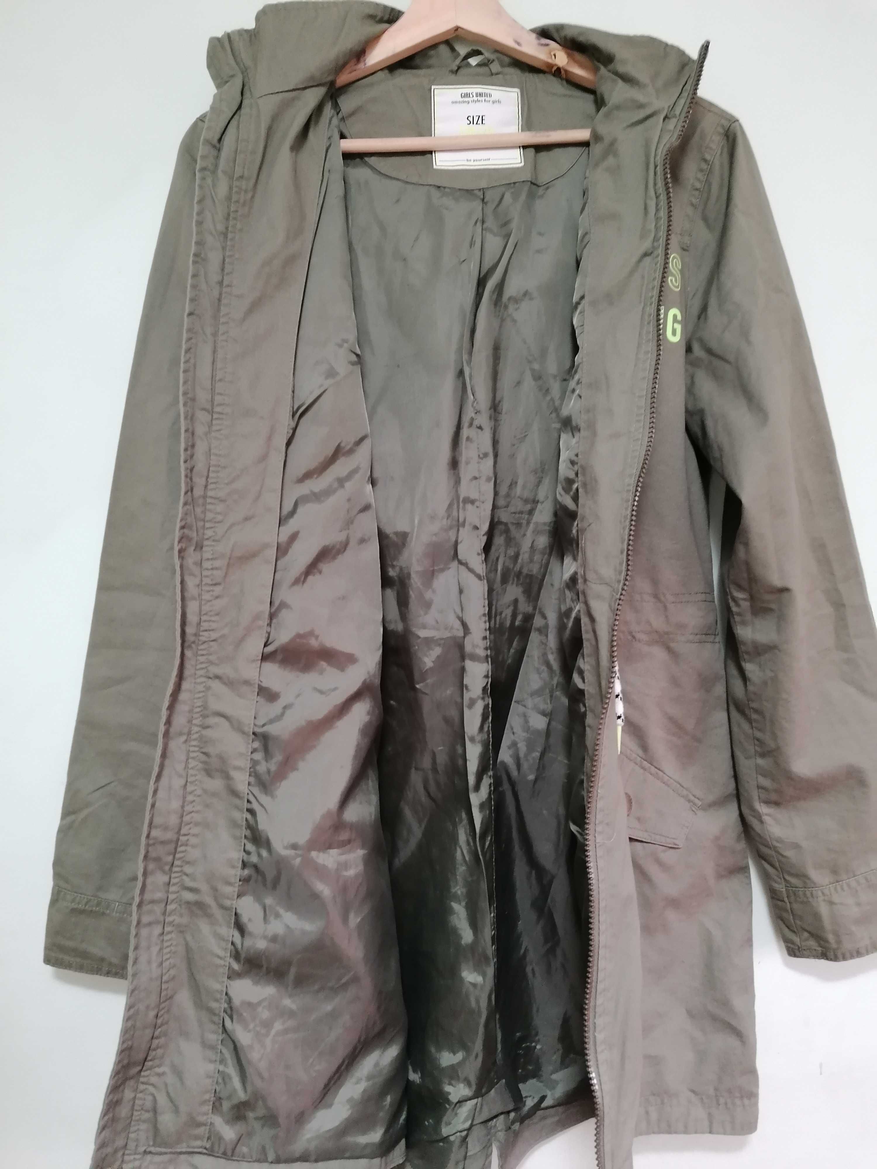 Impecabil Trench/ geaca bumbac,  fete, TAKKO, 170-176