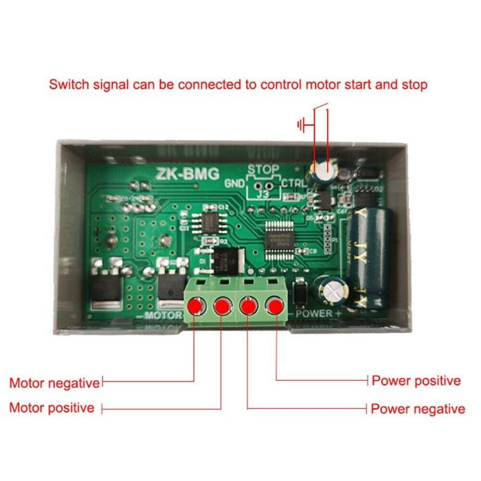 Variator regulator de turatie PWM DC 9-60V 12A putere 500W. Nou!