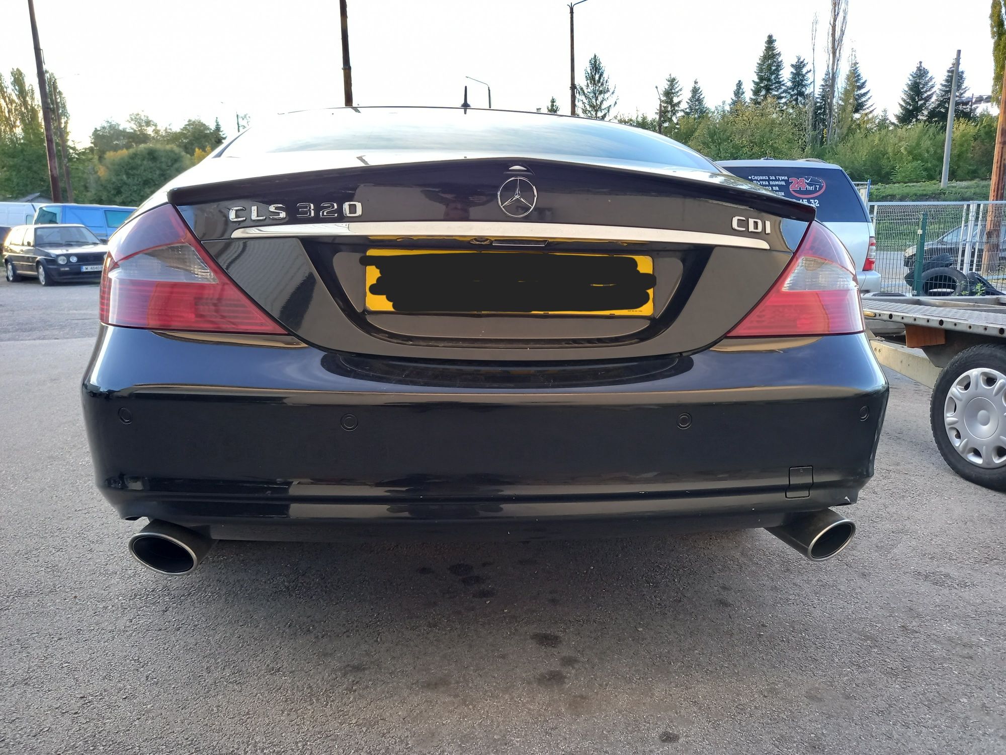 Багажник Мерцедес cls w219 заден капак Mercedes цлс W219 черен