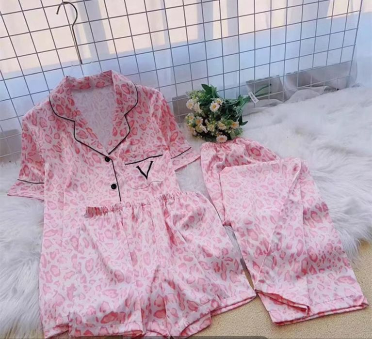 Пижама шёлковая женская тройка