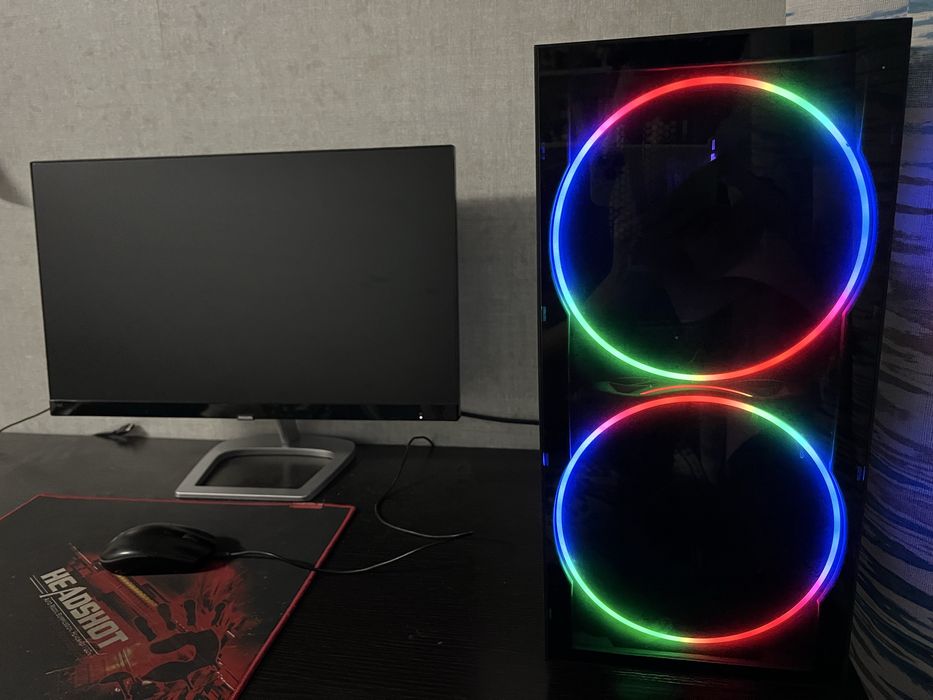 комплект игровой пк + монитор