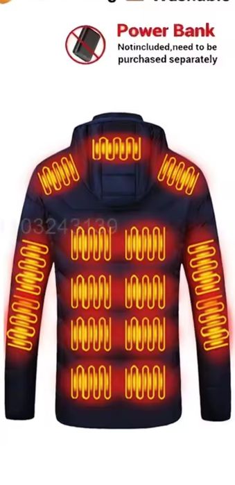 Geaca iarna toamna cu incalzire