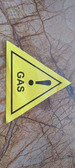 Наклейка GAS; ГАЗ район Спец ЦОНа для ГБО