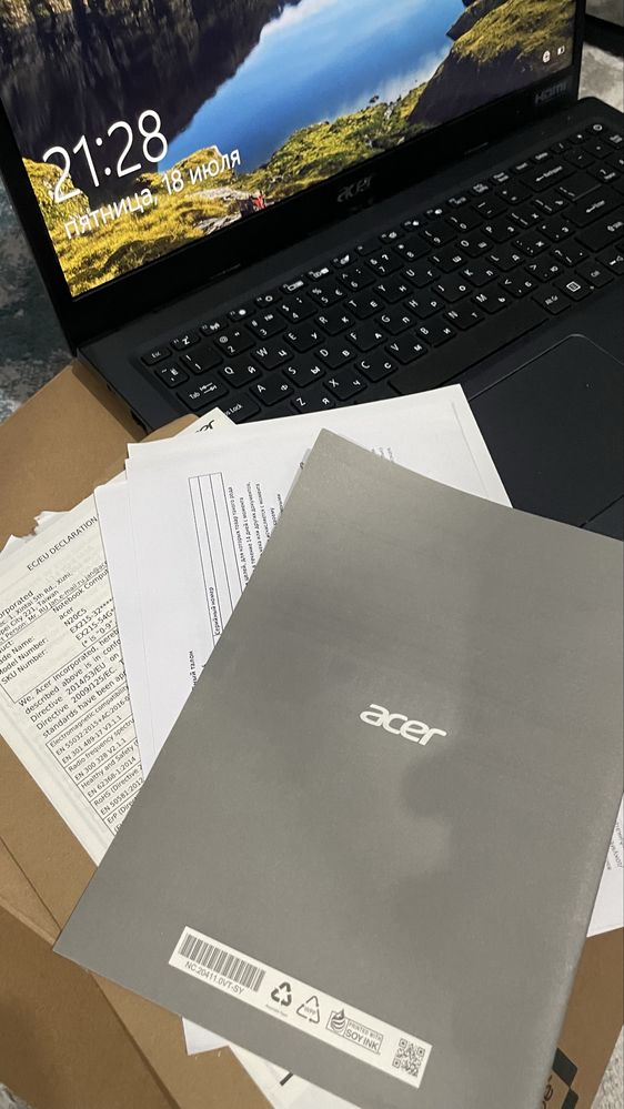 Acer Extensa 15 почти новый,коп колdанылмаган