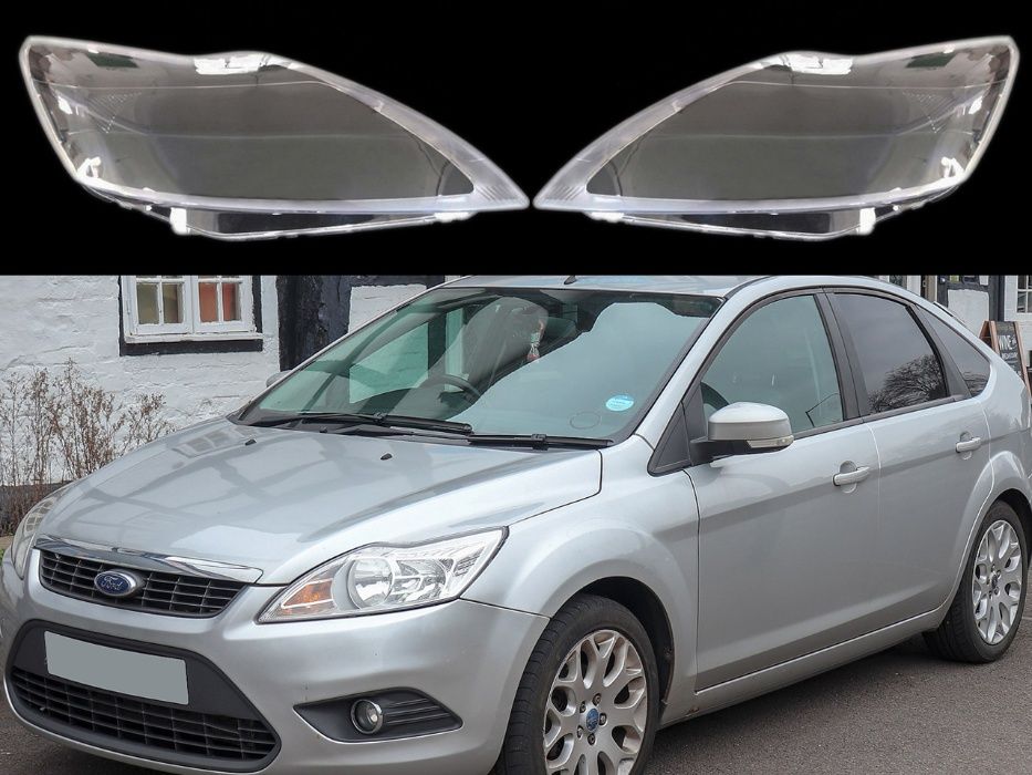 Комплект Стъкла за фарове на Ford Focus MK2 Facelift / Форд Фокус МК2