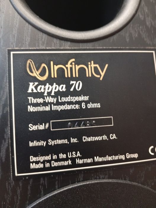 Тонколони INFINITY Kappa -70
