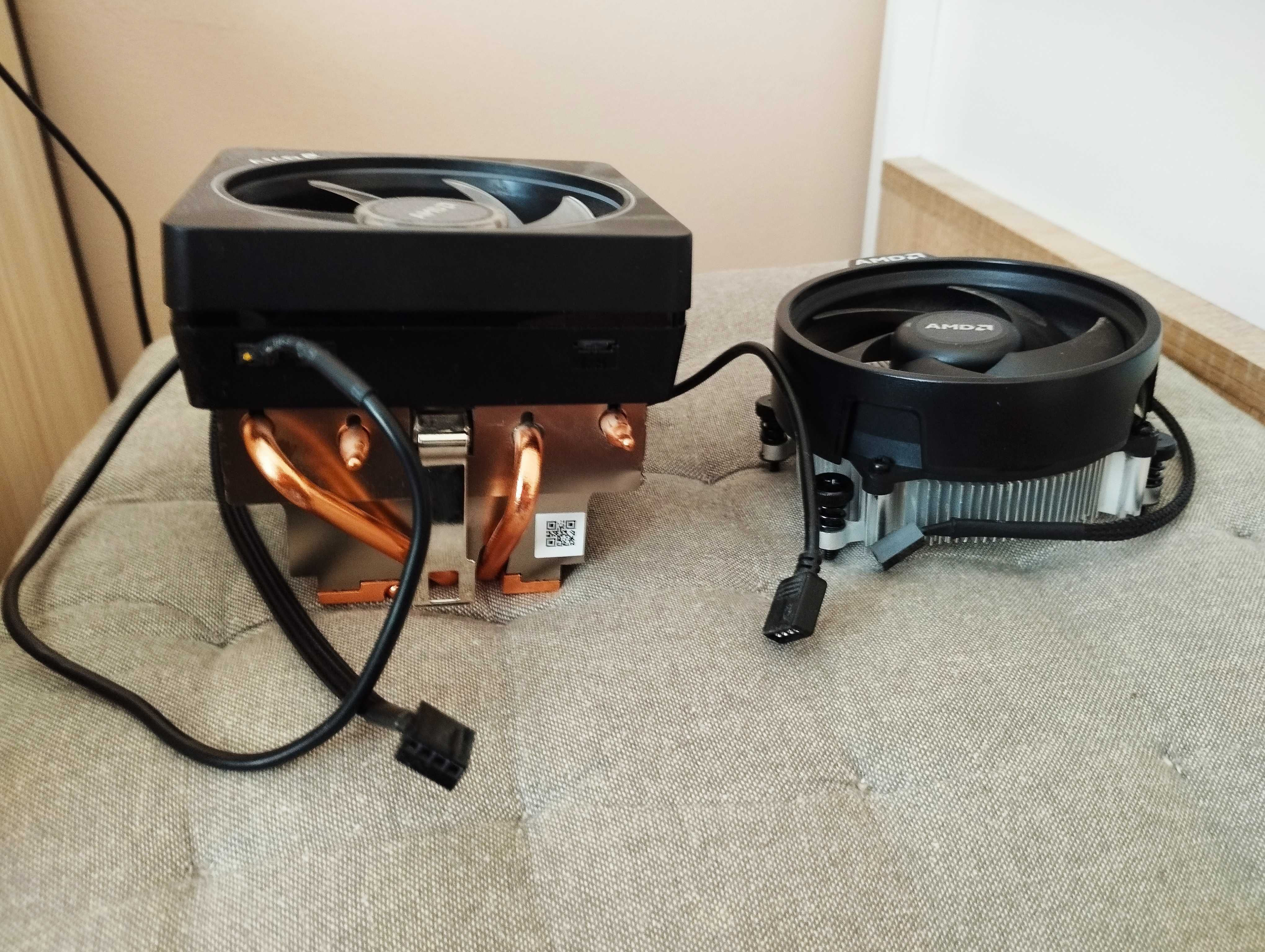 Охлаждане AMD Wraith Prism + AMD Wraith Stealth