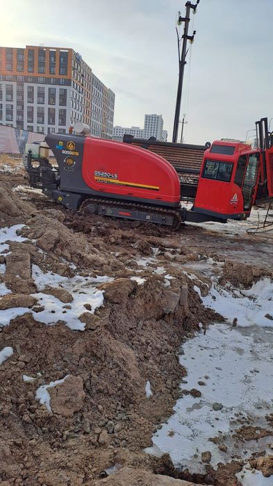 ГНБ и установка колодцев