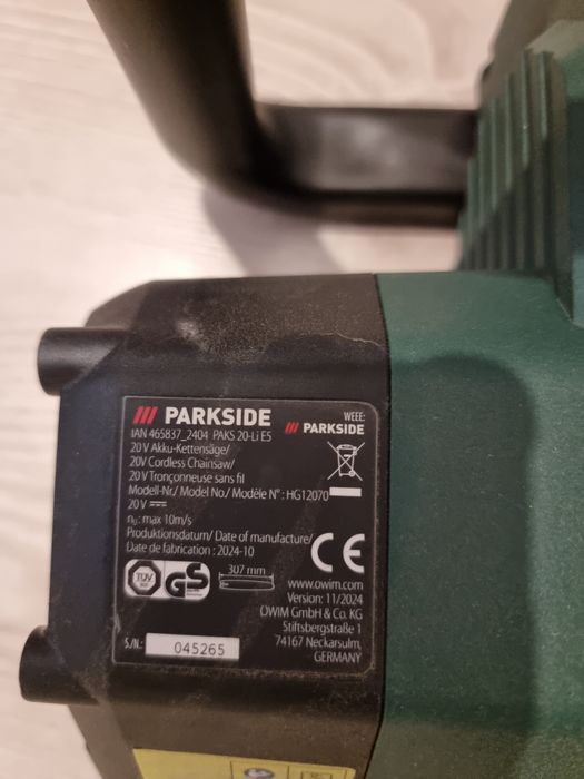 Fierastrau sabie parkside drujba