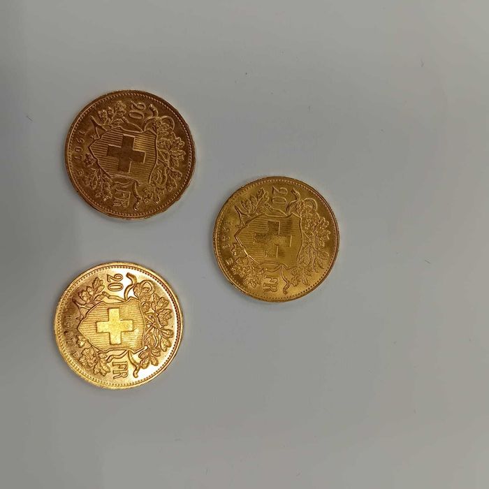 moneda 21.6k 20 franci (ag49 Esplanada b.6820) * 2 ani garantie