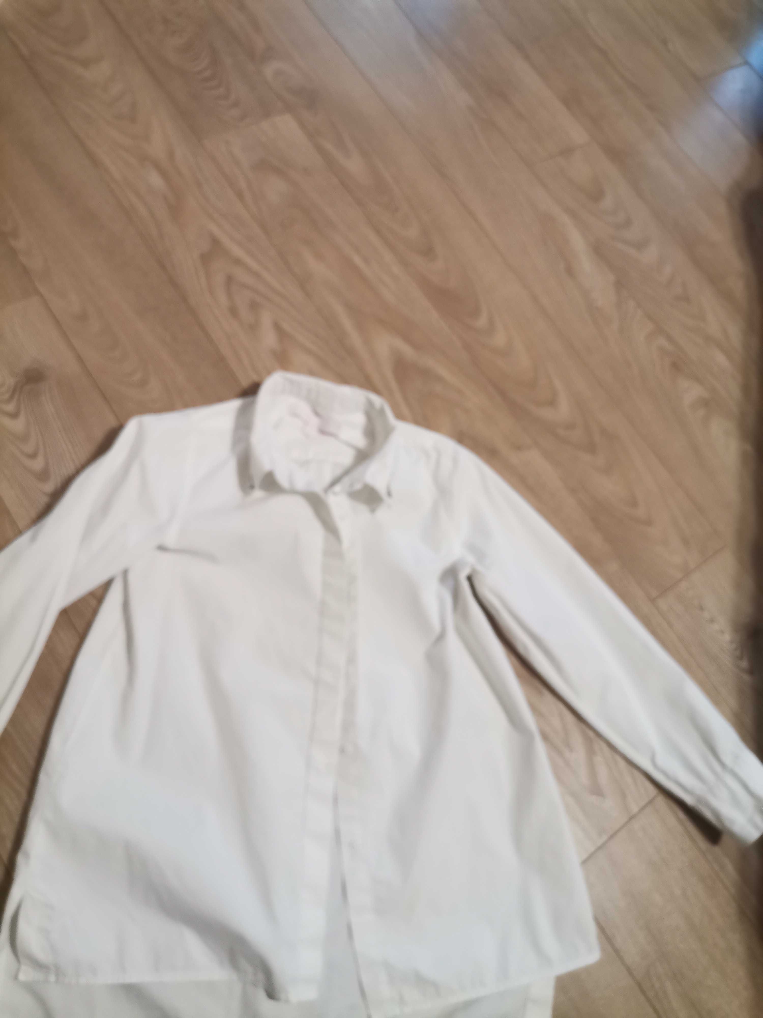 Брюки кюлоты школьные для девочки рост 146 (2пары) и белая рубашка