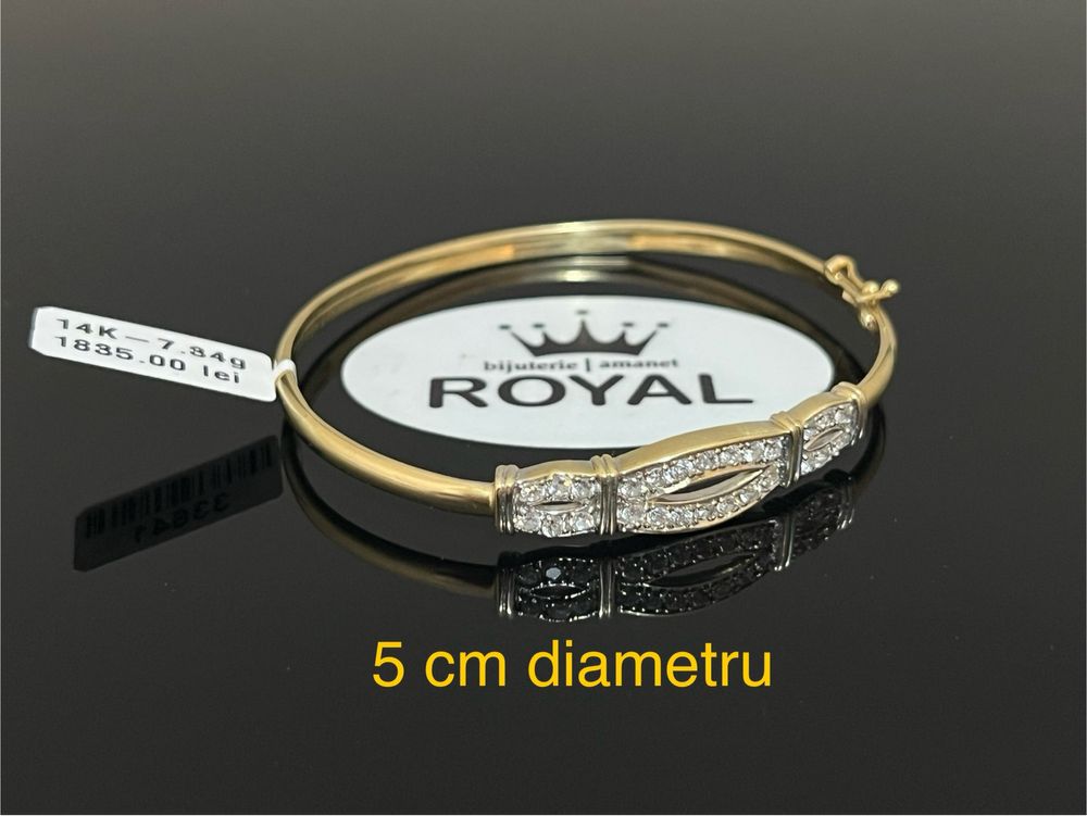 Bijuteria Royal CB : Bratara fixa aur 14k 7,34 grame