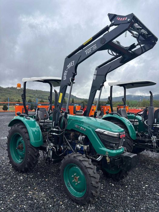 Tractor Konig 4x4 60cp 80cp cu incarcator si semicabina