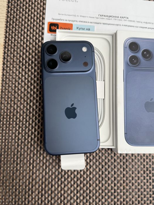 НОВ!36М ГАР *ЛИЗИНГ* iPhone 17 Pro Deep Blue 256Gb /Айфон Гаранция