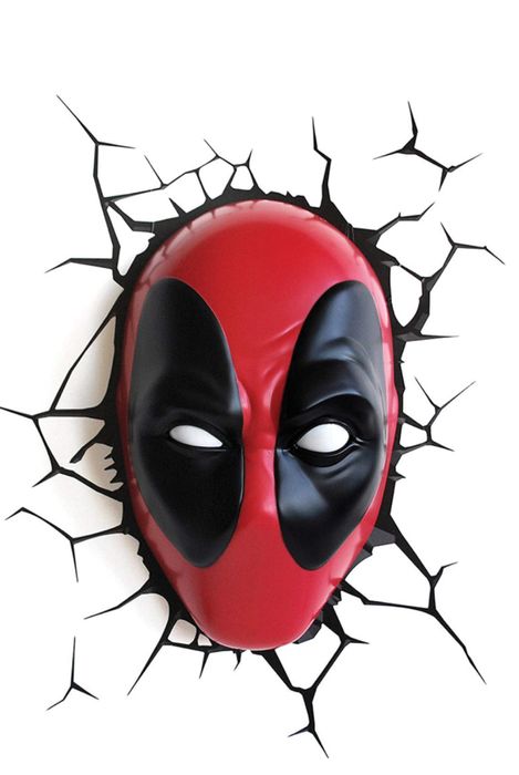 Lustra cu bec decorativa Marvel Deadpool 3D Deco light