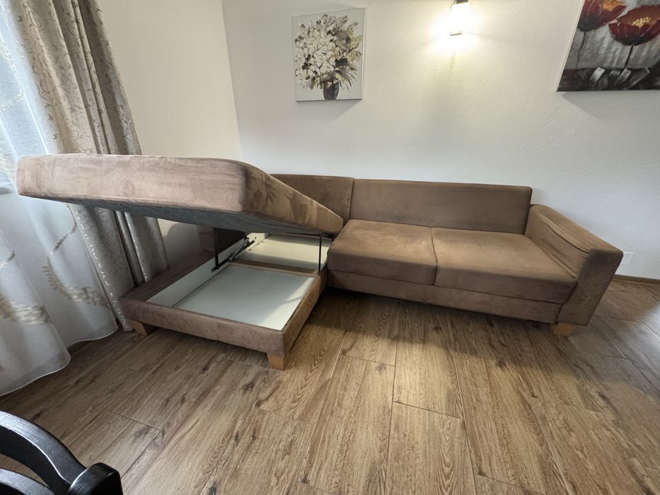 Coltar sufragerie cu lada depozitare