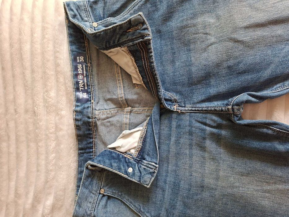 Джинсы синие подростковые