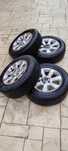 Jante aluminiu originale VW R16 + 4 cauciucuri de iarnă 215/65/R16