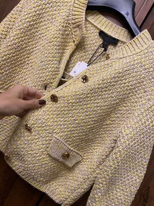 Zara жилетка + топ с етикети