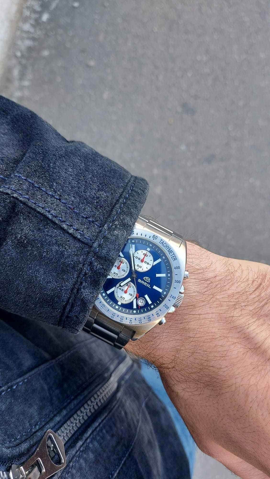 Ceas Breil Chronograph -Tachymeter - Diver cu extensie de scafandru