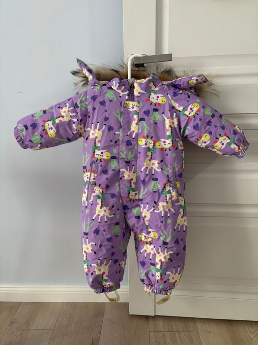 Комбинезон зимний для девочки. Зимняя куртка. 80