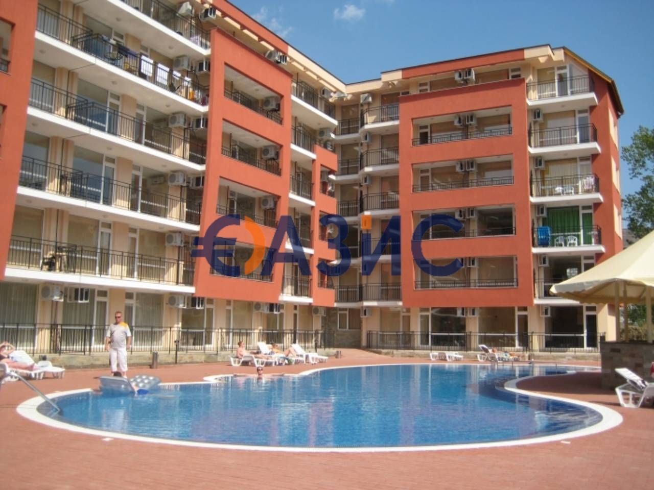 Студио в комплекс Sunset Beach 3, 42 кв.м., Слънчев бряг, България, 51