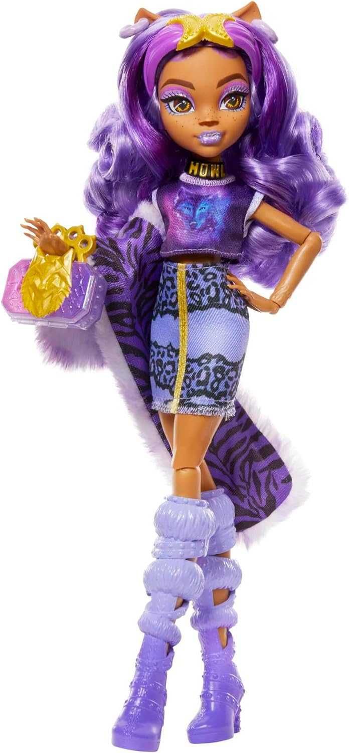 Кукла Monster High Clawdeen Wolf с гардероб с аксесоари Монстър Хай