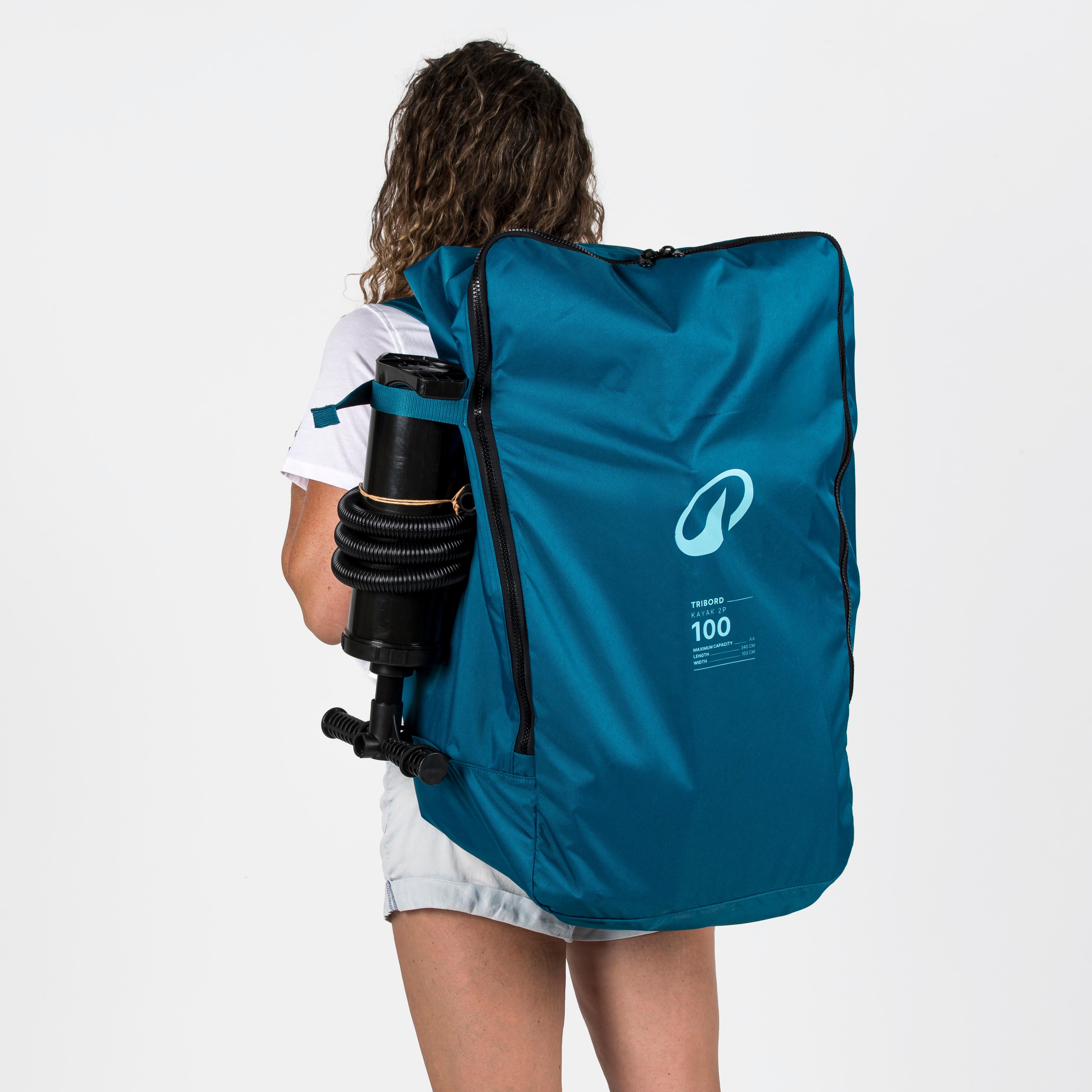 Set caiac-canoe Tribord 100 - 1/2 - produs resigilat (nou) Decathlon