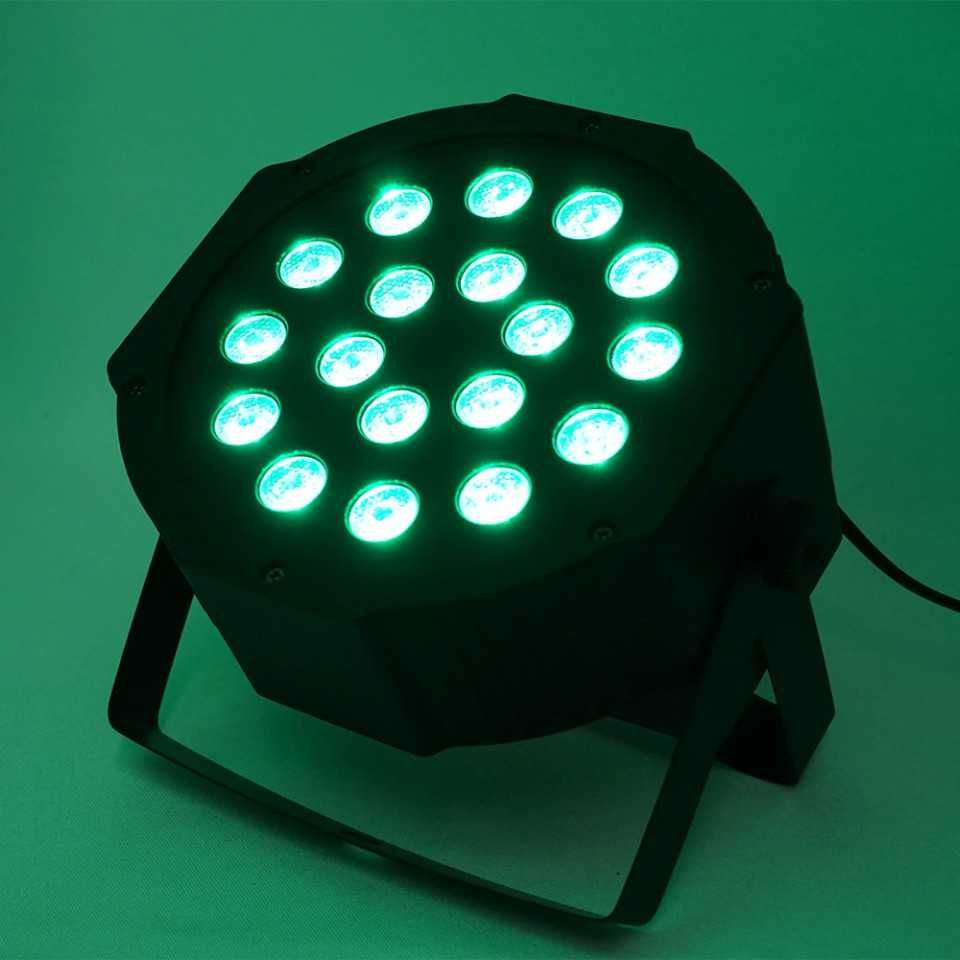 Jocuri lumini Par-Led Slim 18 RGB Proiector lumini club scena club DJ