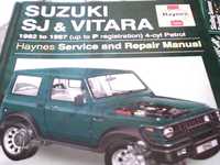 Manual auto Haynes Suzuki SJ & Vitara 82-97/ Swift Cultus Japonia 1985
