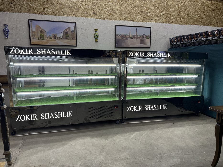 Vetrina shashlik maxshulotlari uchun