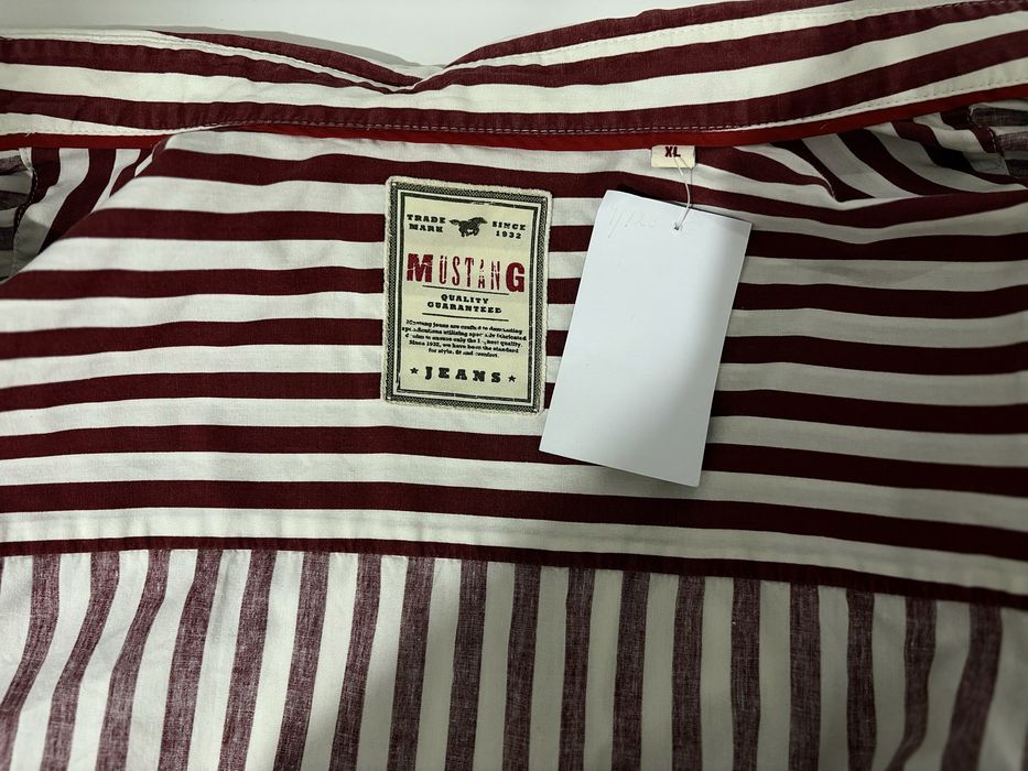 винтажная рубашка от бренда мустанг
