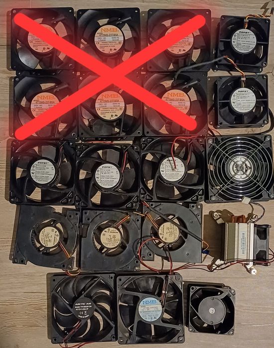 Lot piese electroniști traf radiator ventilator cooler condensator