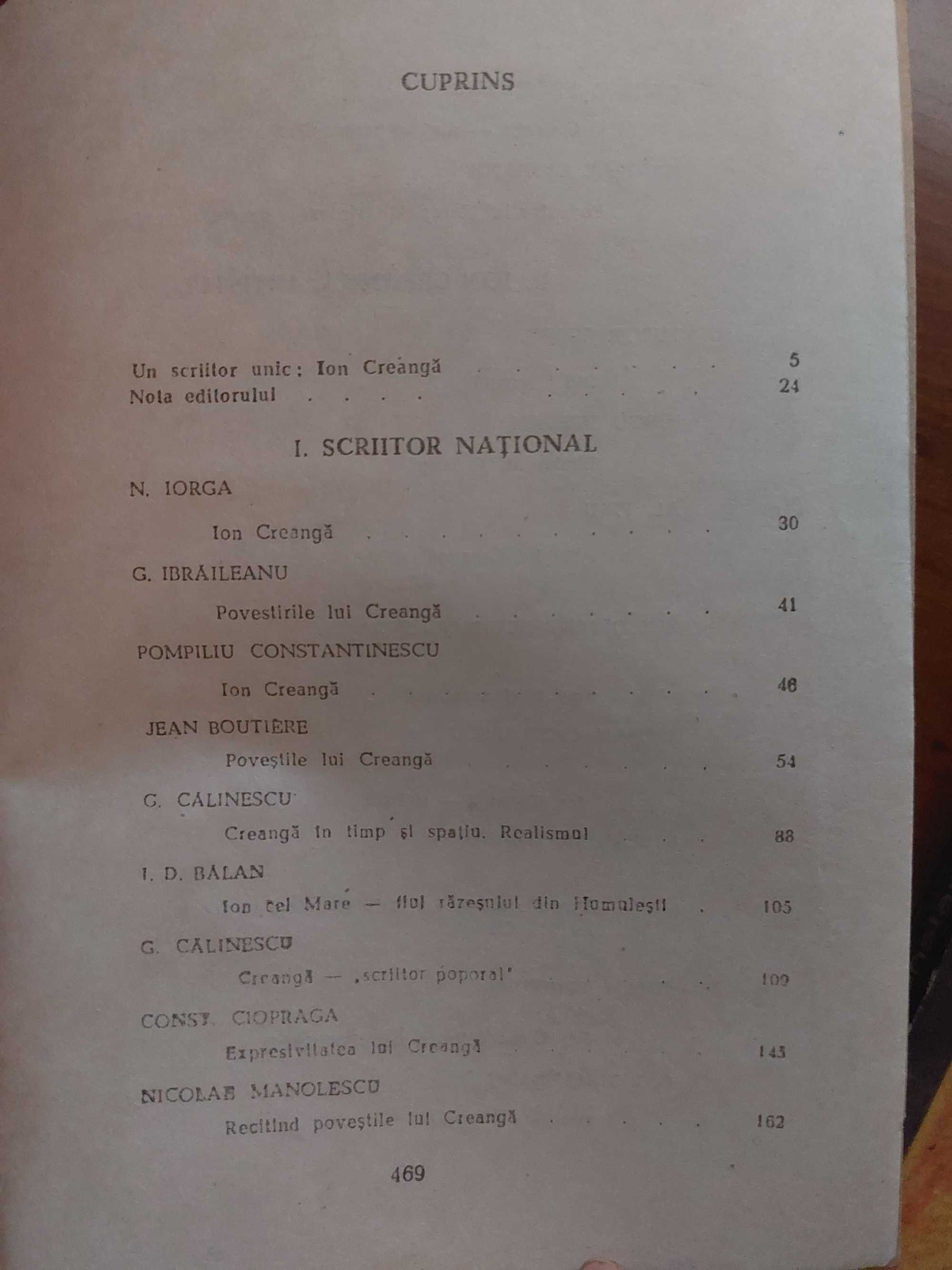 Lexicul romanesc autohton/Densusianu Cercetari/Ion Creanga/Studii