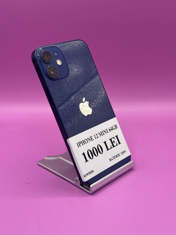 Iphone 12 Mini 64 100%•Amanet Matei Crangasi•03938