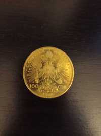 Moneda Aur 100 coroane