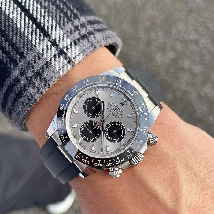 Rolex Daytona Gray Dial Rubber Steel