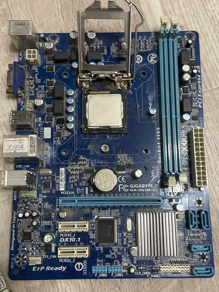 I5 2400 + h61m GIGABYTE