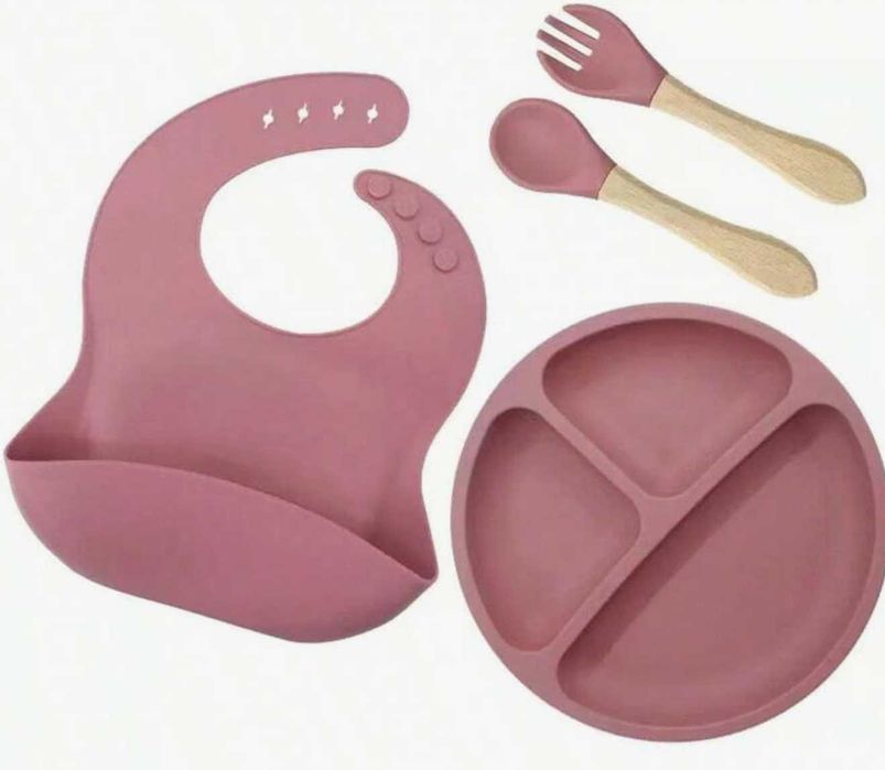 Set de hrănire bebelusi silicon