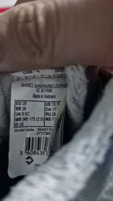 Ghete fetite decathlon sh500 roz