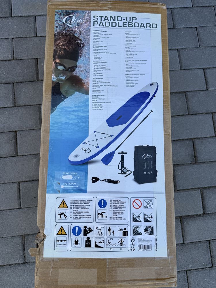 Stand up paddle board nou sigilat set
