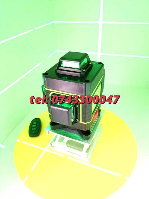 Nou Auto Nivela Laser Ldvian Profesionala Raza 4d 16 Linii Verde