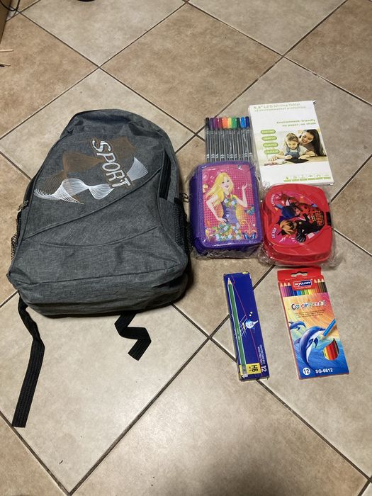 Ghiozdan echipat pentru scoala