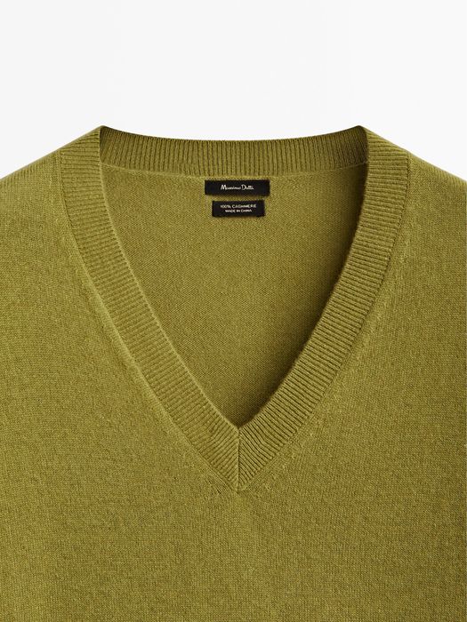 Pulover Massimo Dutti din casmir