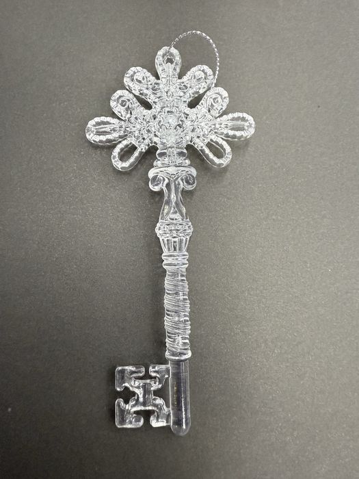 Ключ прозрачный игрушка на ёлку