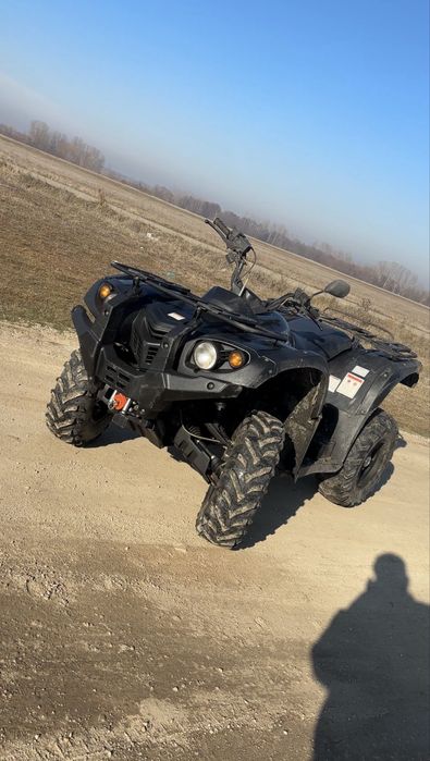 Atv 500 cc hisun 6500km  ( grizzy ) atv ul merge foarte bine .
