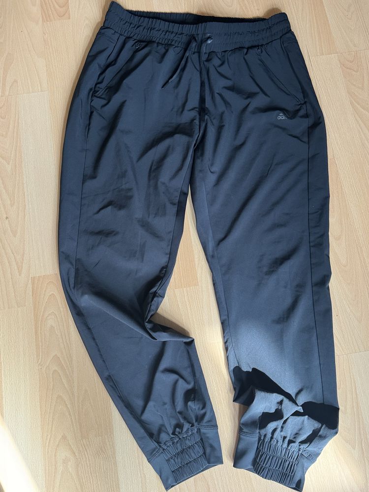 Оригинална мъжка черна долница Adidas Climalite ! L